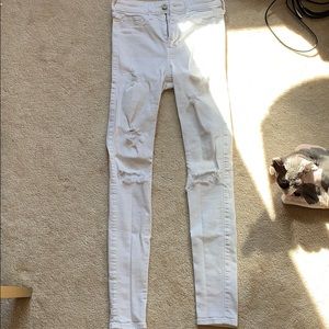 White Hollister Jeans